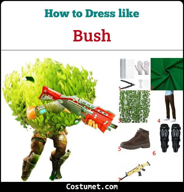 Bush Costume for Cosplay & Halloween