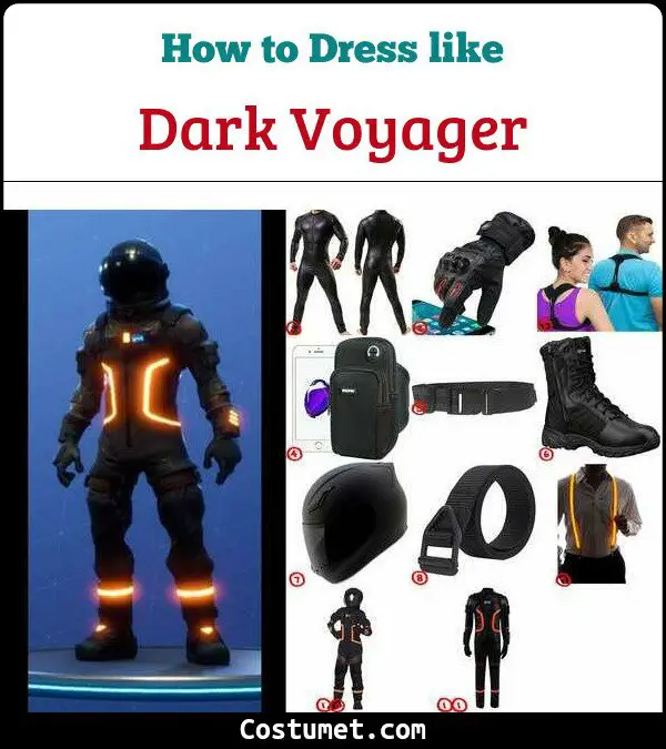 Dark Voyager Costume for Cosplay & Halloween