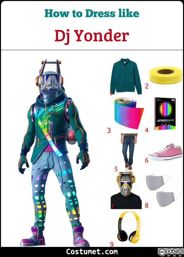 Dj Yonder Costume for Cosplay & Halloween