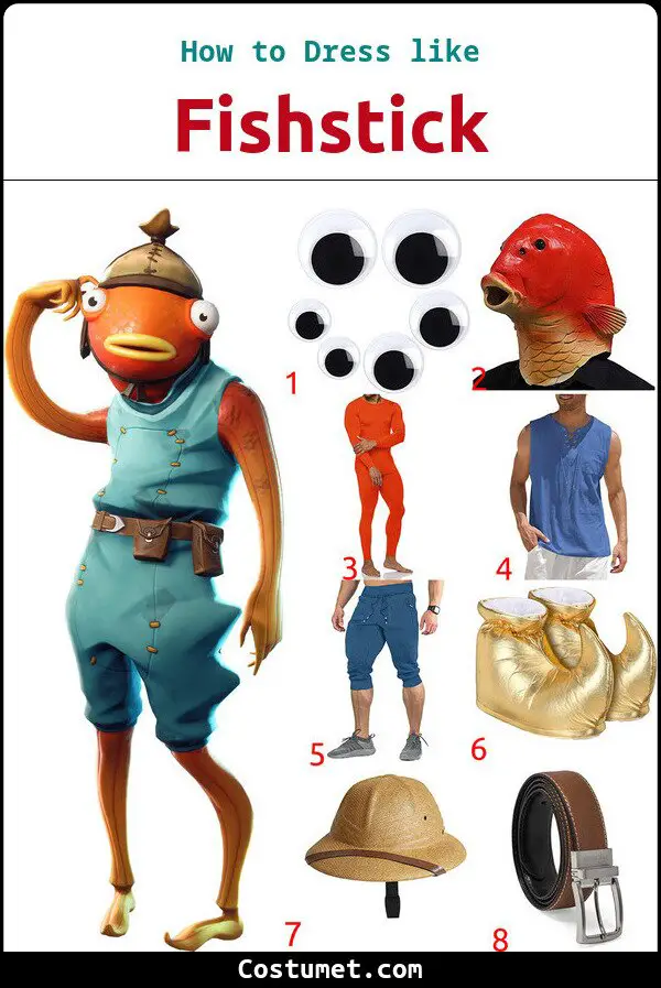 Fishstick Costume for Cosplay & Halloween