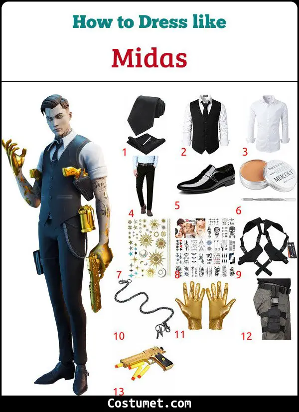 Midas Costume for Cosplay & Halloween