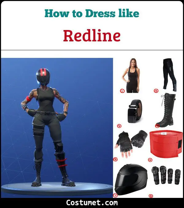 Redline Costume for Cosplay & Halloween