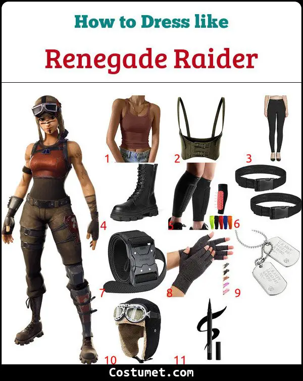 Renegade Raider Costume for Cosplay & Halloween