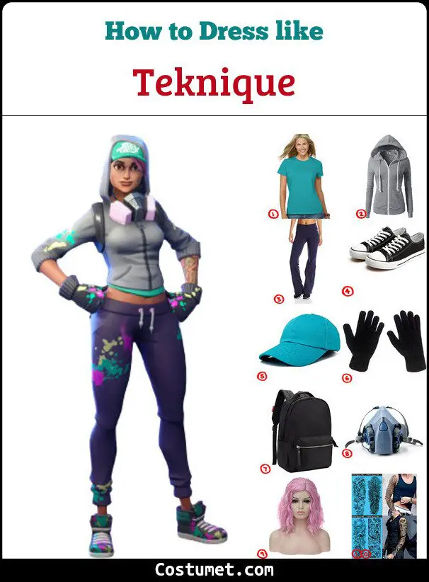 Teknique Costume for Cosplay & Halloween