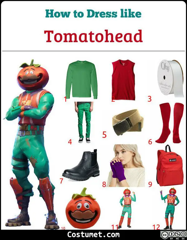 Tomatohead Costume for Cosplay & Halloween