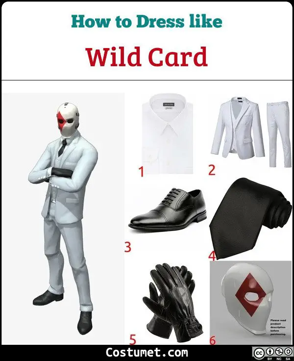 Wild Card Costume for Cosplay & Halloween