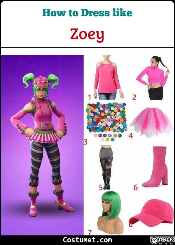 Zoey Costume for Cosplay & Halloween