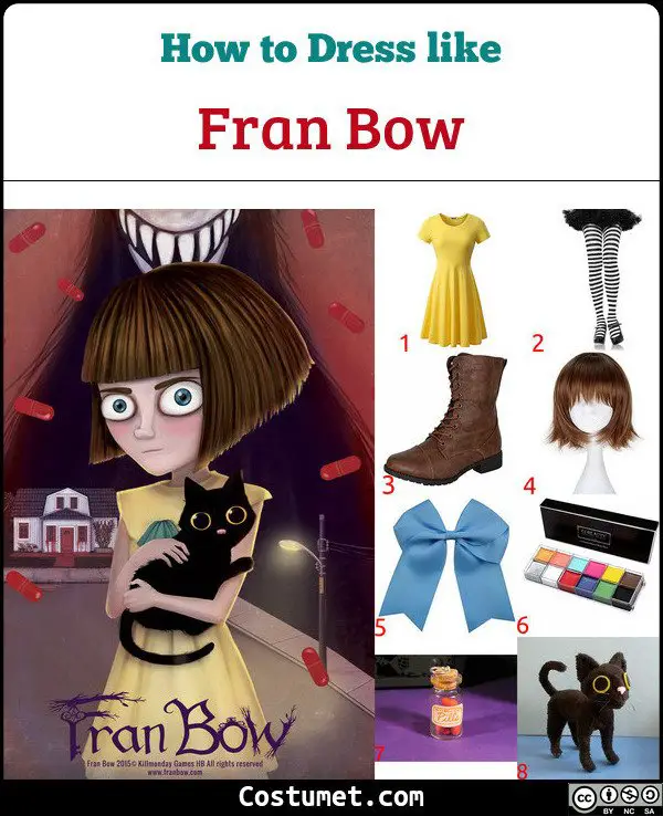 Fran Bow Costume for Cosplay & Halloween