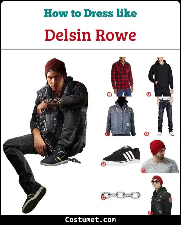 Delsin Rowe Costume for Cosplay & Halloween