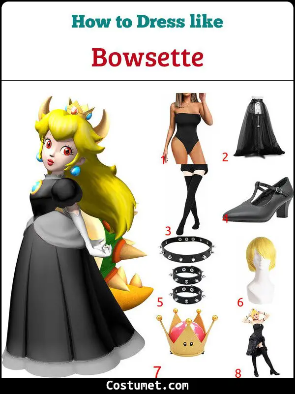 Bowsette Costume for Cosplay & Halloween