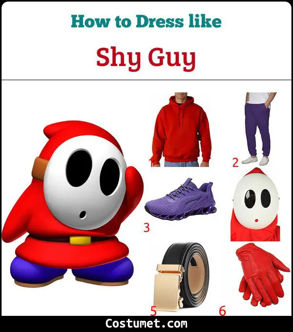 Shy Guy Costume for Cosplay & Halloween