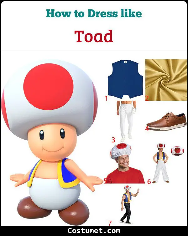 Toad Costume for Cosplay & Halloween