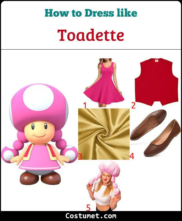 Toadette Costume for Cosplay & Halloween