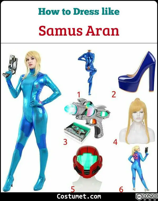 Samus Aran Costume for Cosplay & Halloween