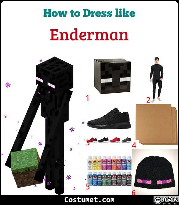 Enderman Costume for Cosplay & Halloween