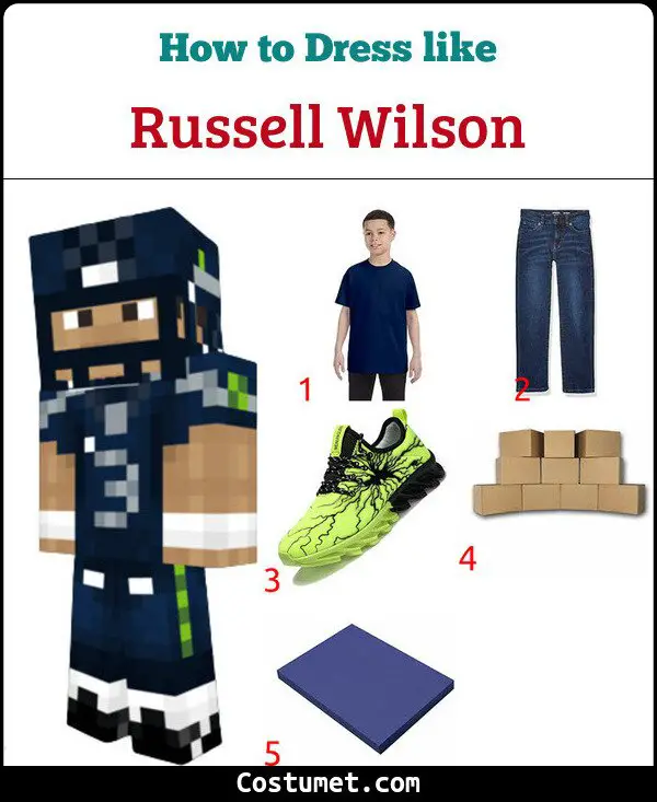 Russell Wilson Costume for Cosplay & Halloween
