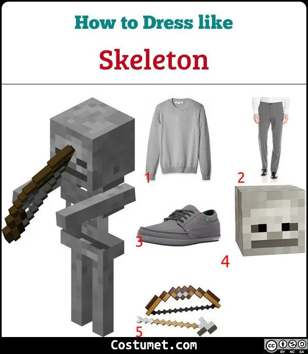 Skeleton Costume for Cosplay & Halloween