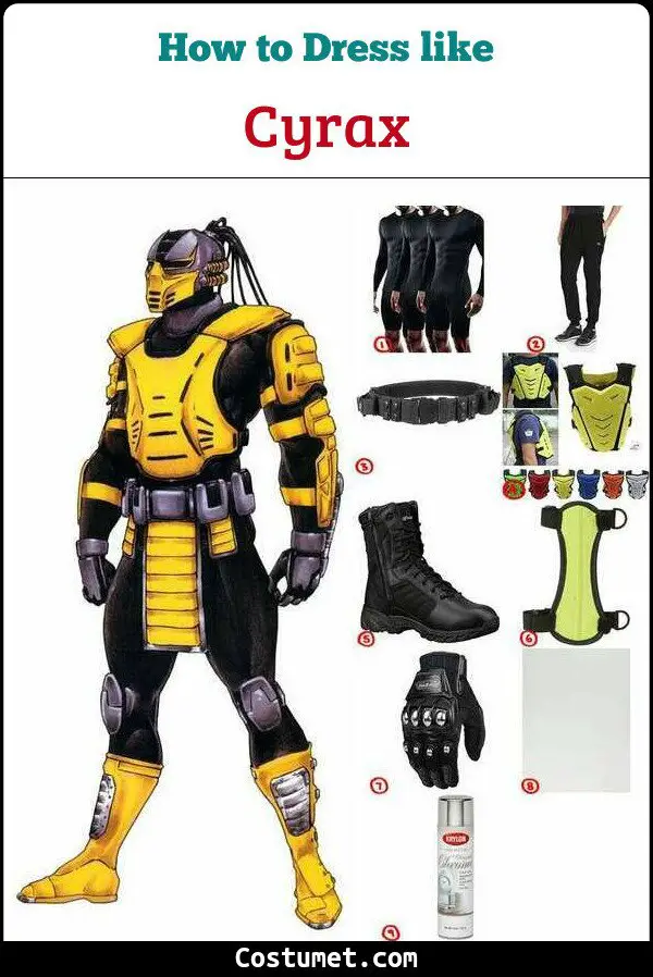 Cyrax Costume for Cosplay & Halloween