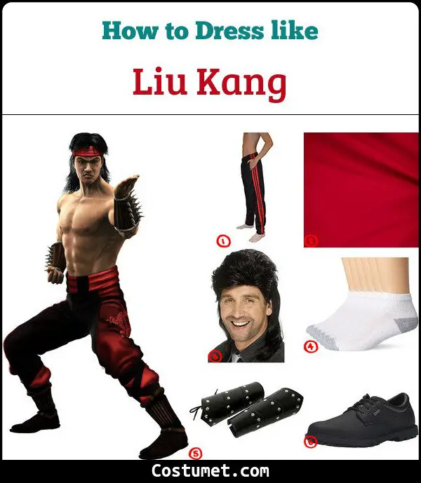 Liu Kang Costume for Cosplay & Halloween