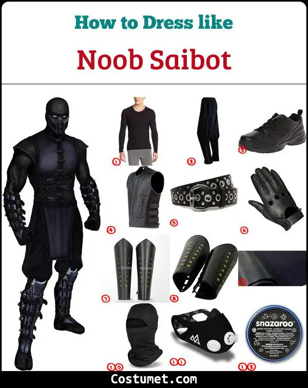 Noob Saibot Costume for Cosplay & Halloween