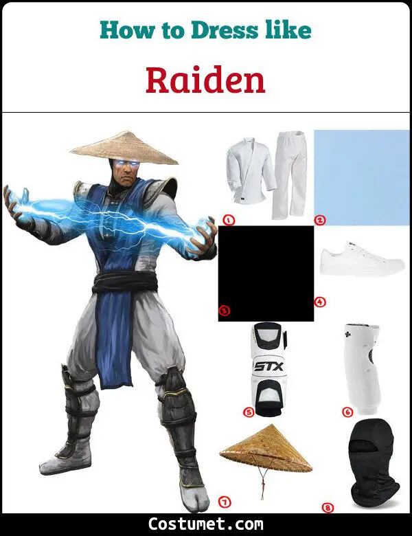 Raiden Costume for Cosplay & Halloween