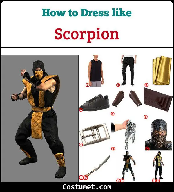 Scorpion Costume for Cosplay & Halloween