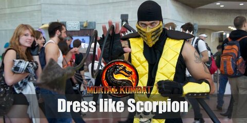  Despite all his rotten luck, Scorpion still creates opportunities for the good side to win and that’s why many people love him. Scorpion looks like a typical martial arts aficionado in his get up. Like other fighters, he wears a typical martial arts uniform and a mask with added accessories.