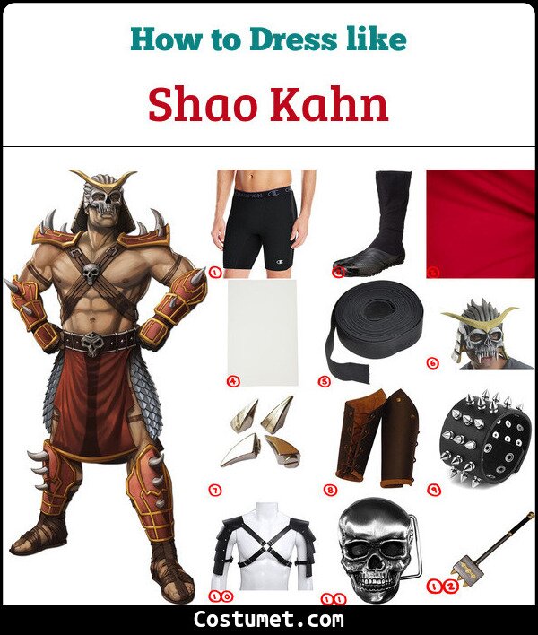 Shao Kahn Costume for Cosplay & Halloween