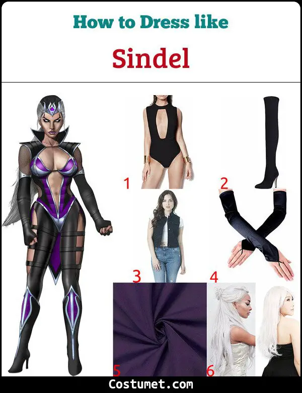 Sindel Costume for Cosplay & Halloween