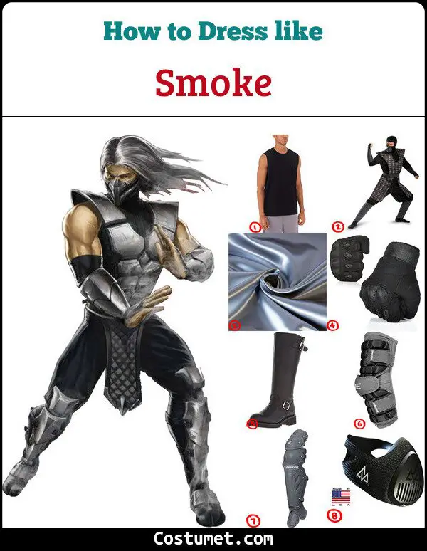 Smoke Costume for Cosplay & Halloween