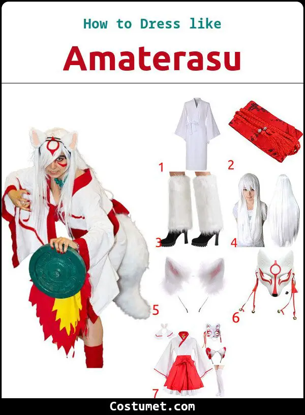 Amaterasu Costume for Cosplay & Halloween