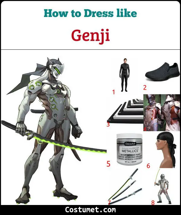 Genji Costume for Cosplay & Halloween