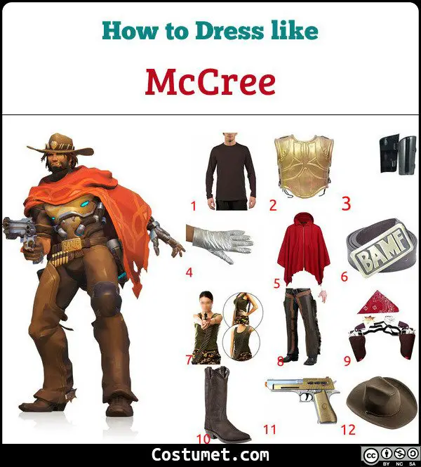 Mccree Costume for Cosplay & Halloween