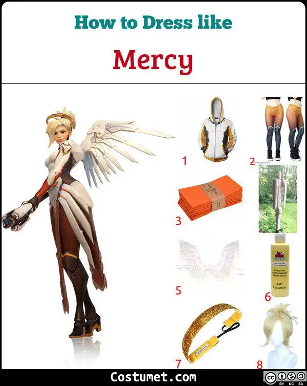 Mercy Costume for Cosplay & Halloween