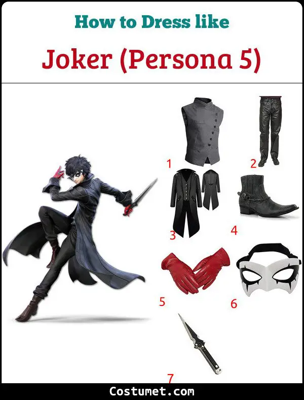 Joker (Persona 5) Costume for Cosplay & Halloween