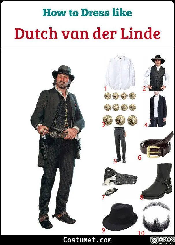 Dutch van der Linde Costume for Cosplay & Halloween