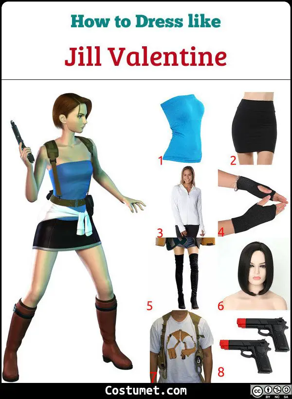 Jill Valentine Costume for Cosplay & Halloween