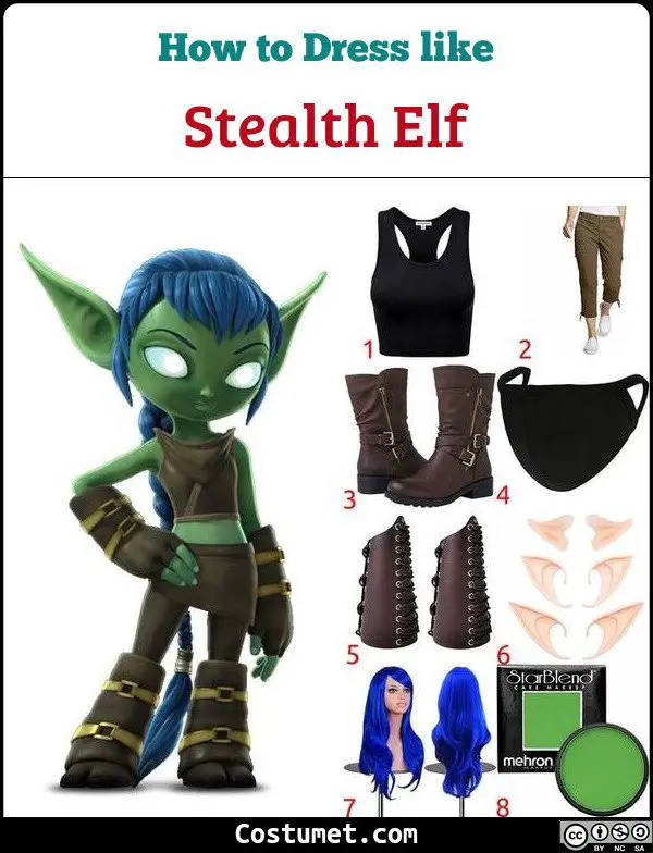 Stealth Elf Costume for Cosplay & Halloween