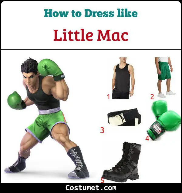 Little Mac Costume for Cosplay & Halloween