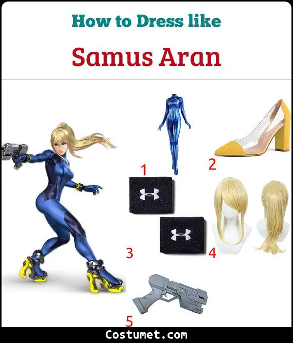 Samus Aran Costume for Cosplay & Halloween