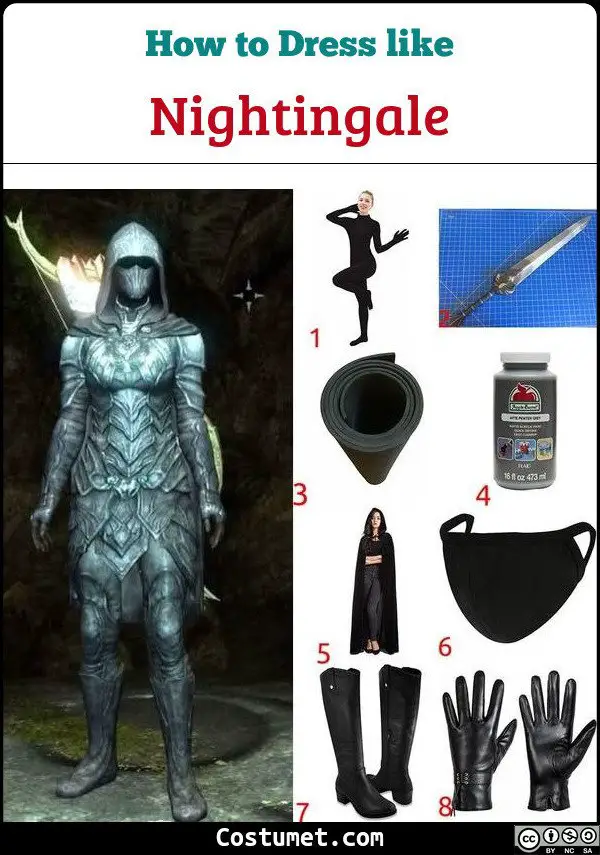 Nightingale Costume for Cosplay & Halloween