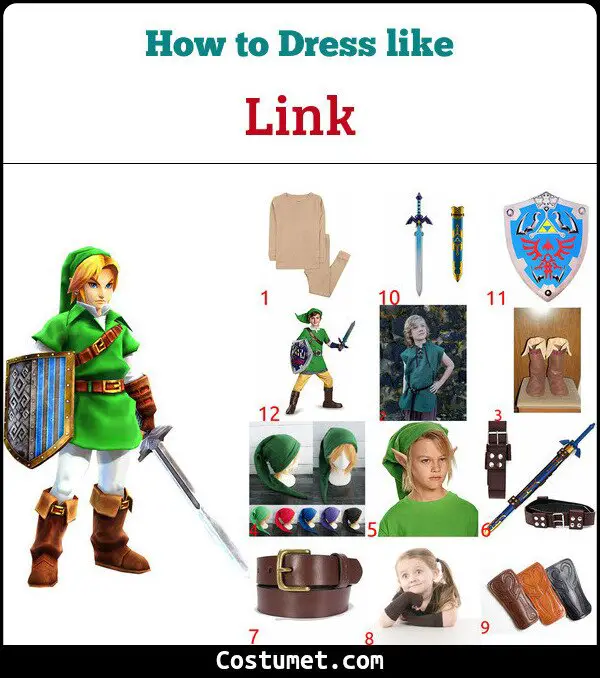 Link Costume for Cosplay & Halloween