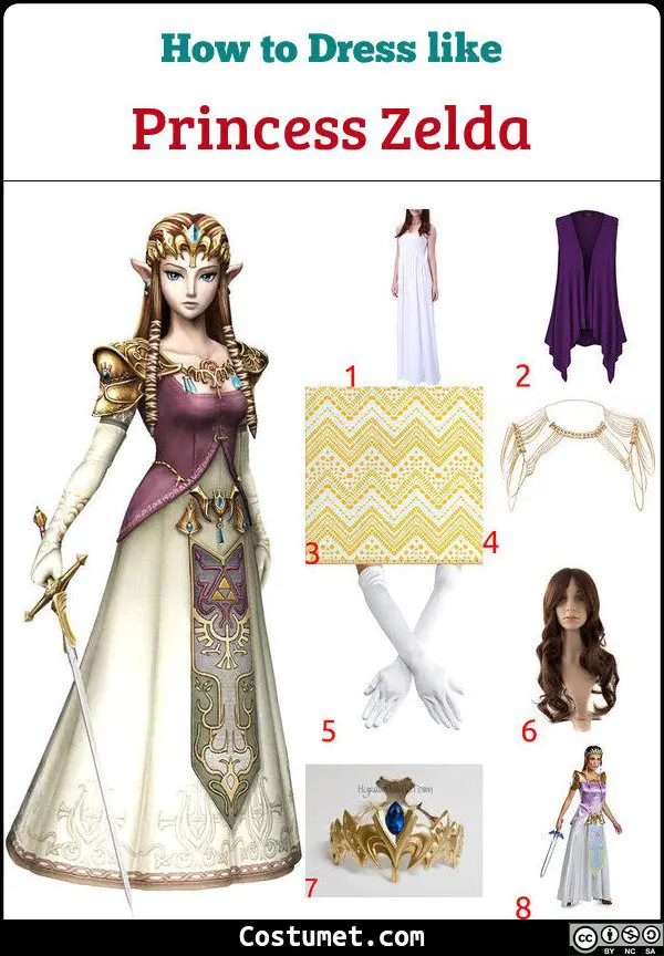 Princess Zelda Costume for Cosplay & Halloween
