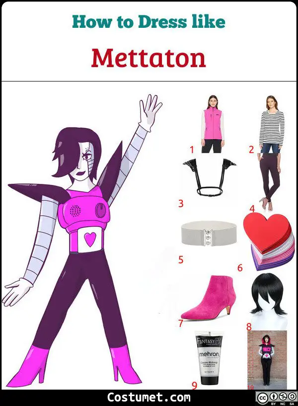 Mettaton Costume for Cosplay & Halloween