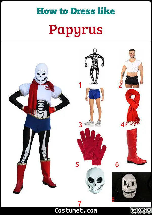 Papyrus Costume for Cosplay & Halloween
