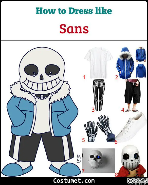 Sans Undertale Costume For Cosplay Halloween - underfell papyrus shirt roblox