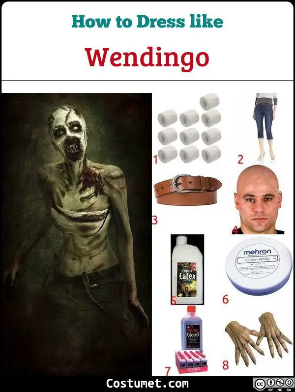 Wendingo Until Dawn Costume for Cosplay & Halloween