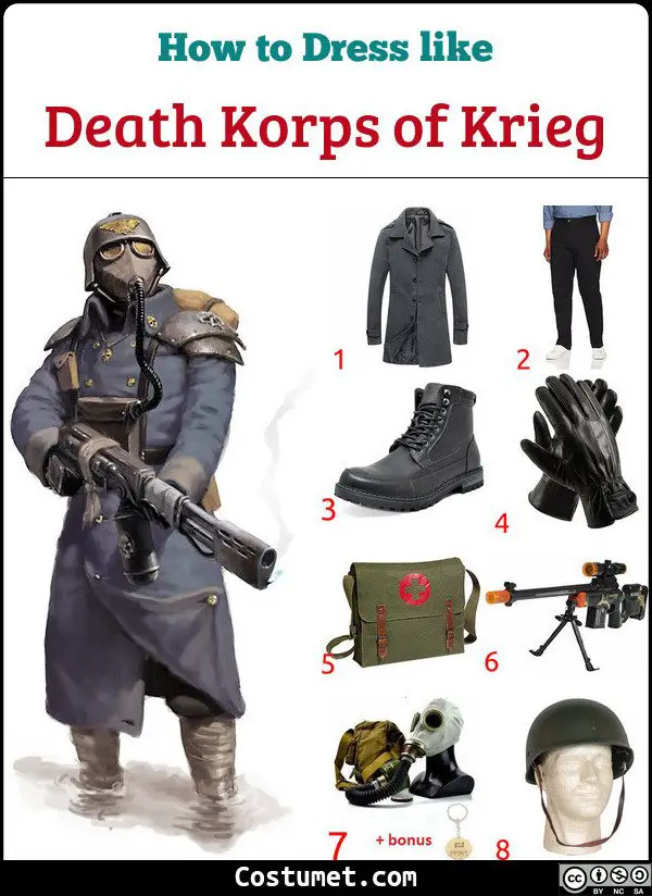 Death Korps Of Krieg Costume for Cosplay & Halloween