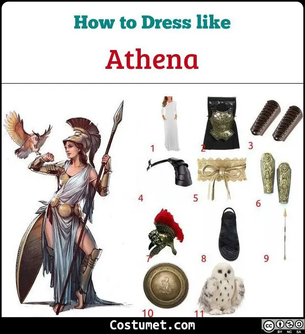 Athena Costume for Cosplay & Halloween