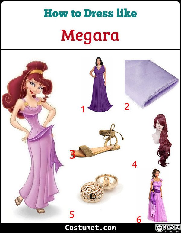 Hercules And Megara Costume for Cosplay & Halloween